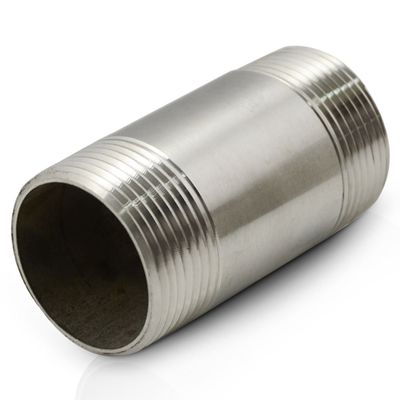 BS Standard 304L Stainless Steel Pipe Fittings Threaded Connection MOQ 1TON