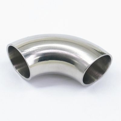 SS316 SS304 Seamless Pipe Fitting 90 Degree 304 Stainless Steel Pipe Elbow For Handrail Fitting